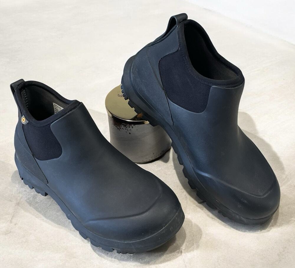 Bogs Sauvie Chelsea II Slip On Ankle Boots Men’s Sz 9 Biogrip Oil Resisting Shoe